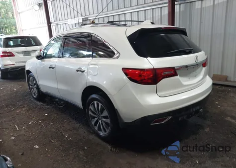 2014 Acura Mdx Technology Package из США, поврежденный, VIN 5FRYD3H43EB015051